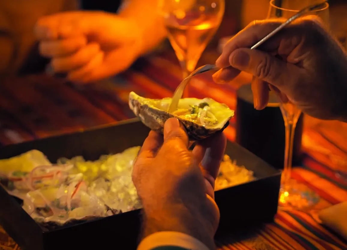 Platos de cocina del Pacífico en Chakana