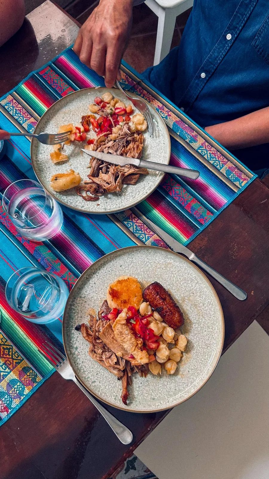 Entrada de cocina fusión en Chakana