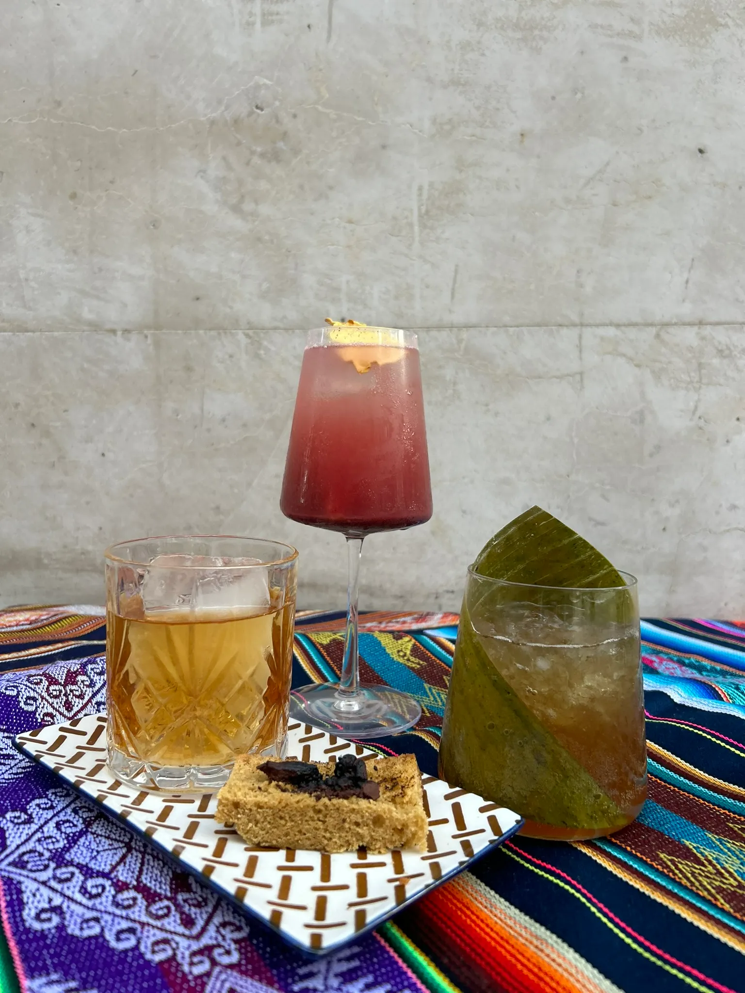 Barra de coctelería en Chakana